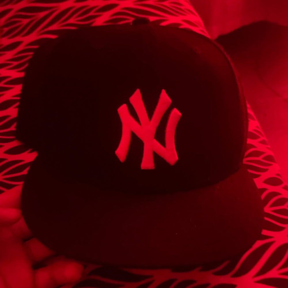 New Era Black and Red Cap